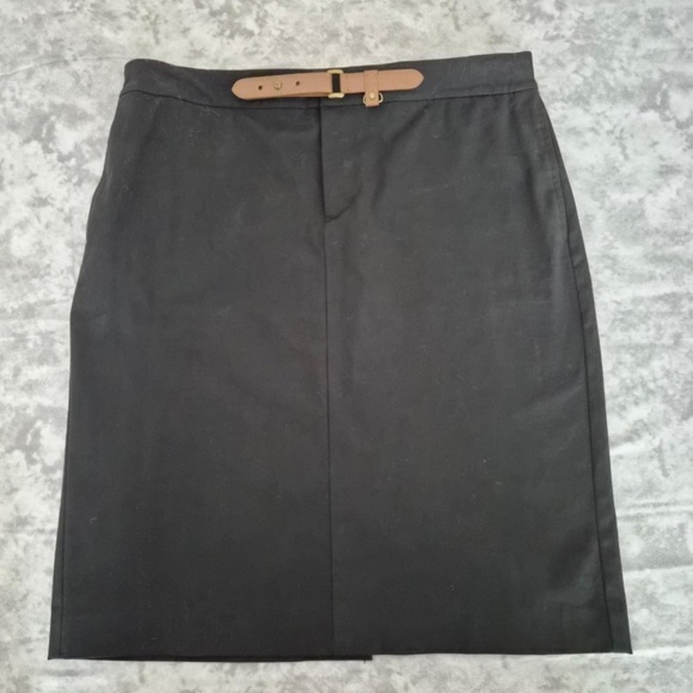 Lauren‎ Ralph Lauren Pencil Skirt Women 10 Dark Academia Office Siren Equestrian